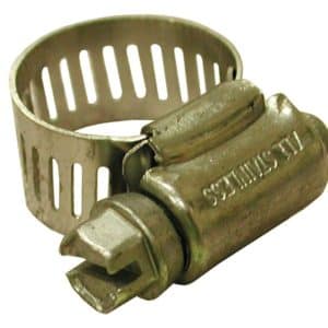 5" - 7" Gear Clamp with 1/2" Band, All Stainless, Box of 10