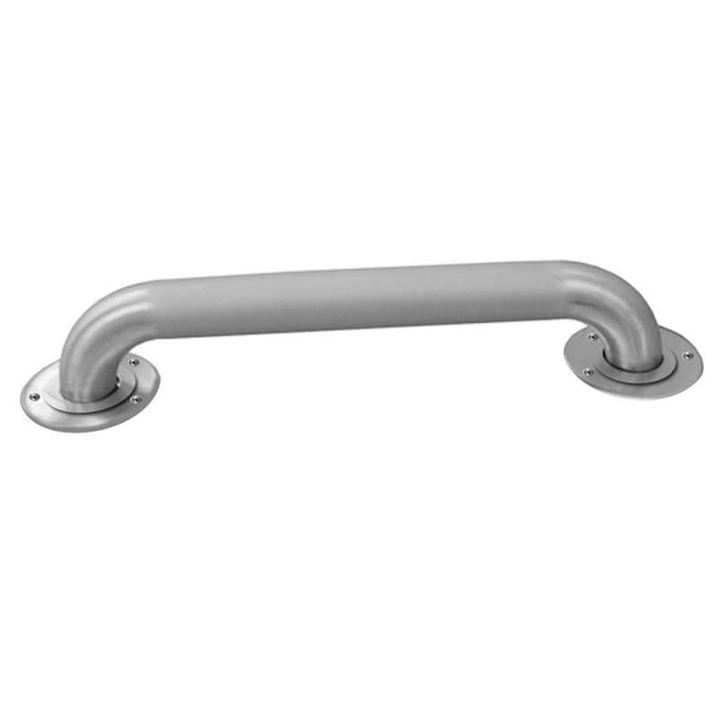 1-1/4" x 12" Peened Finish Grab Bar with Exposed Flange