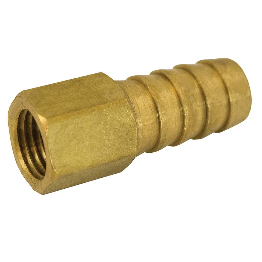 1/2" x 1/2" Brass Hose Barb To Female Pipe