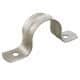 3" IPS Pipe Strap, Two-Hole, Galvanized, Carton of 10
