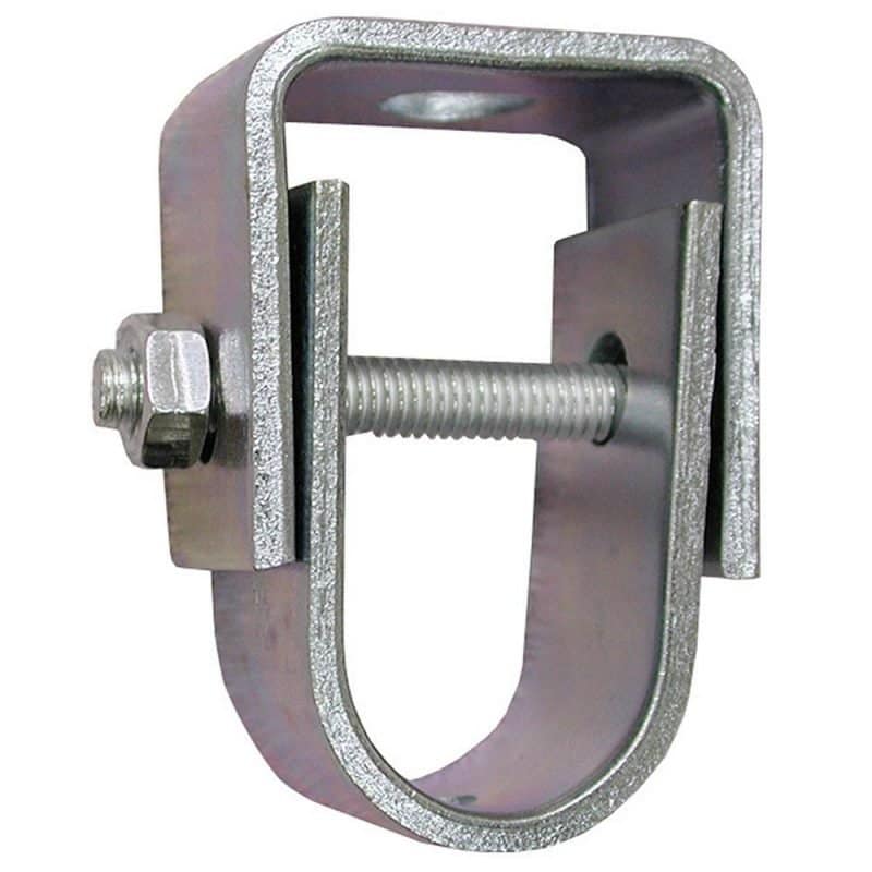 1" Zinc Plated Clevis Hanger for 3/8" Rod, Standard - 401# Steel
