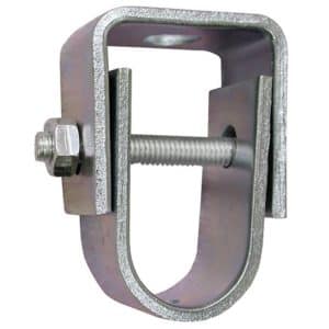 2" Zinc Plated Clevis Hanger for 3/8" Rod, Standard - 401# Steel