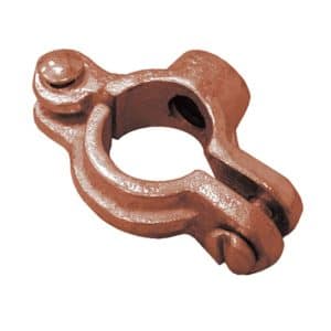 3/4" Copper Plated Hinged Split Ring for 3/8" Rod (For Copper Tube)