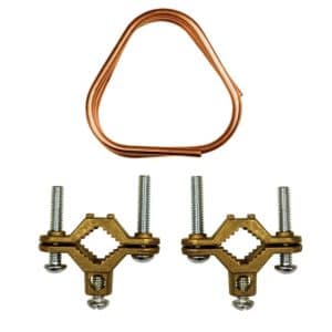 Water Heater Grounding Kit with 12" Copper Wire