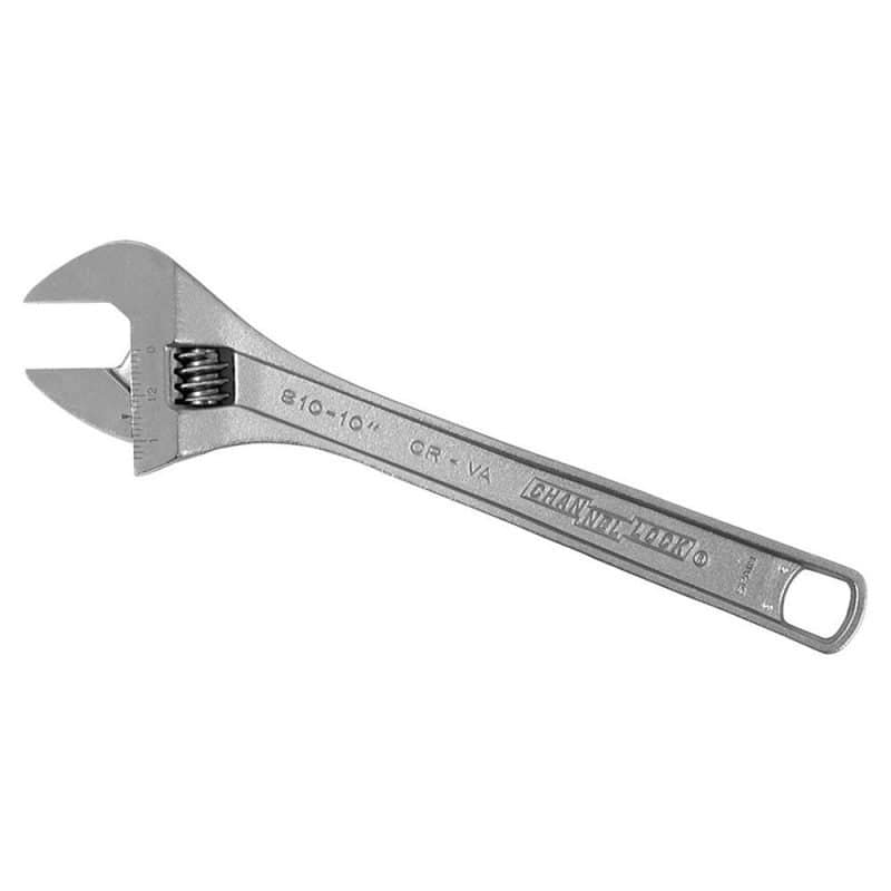 6" Adjustable Wrench, 5/16" Capacity