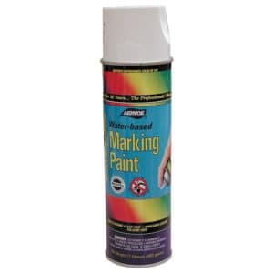 White Construction Marking Paint, Carton of 12