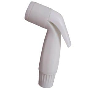 White Rinse-Quik Spray Head with White Ring