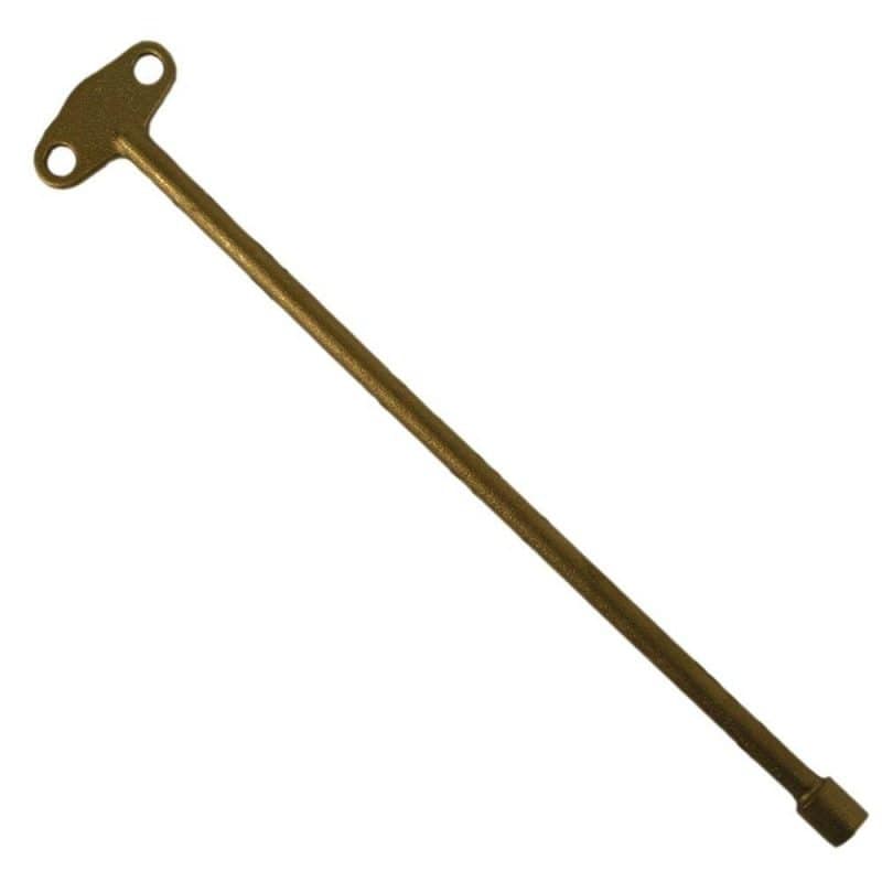 1/4" x 12" All Brass Log Lighter Key
