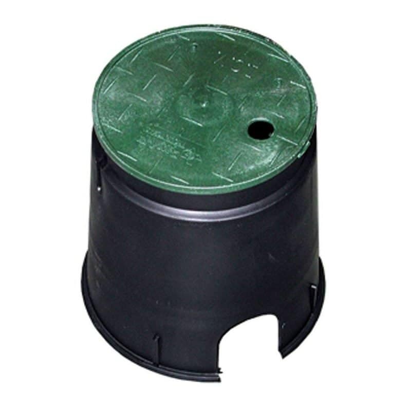6" Residential Valve Box with Green Lid