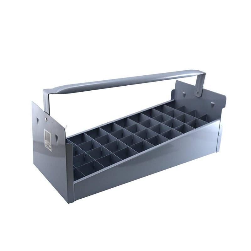 Steel Nipple Caddy Tray, 1-1/4" Size, 40 pc Capacity (18" x 8" x 6-1/2")