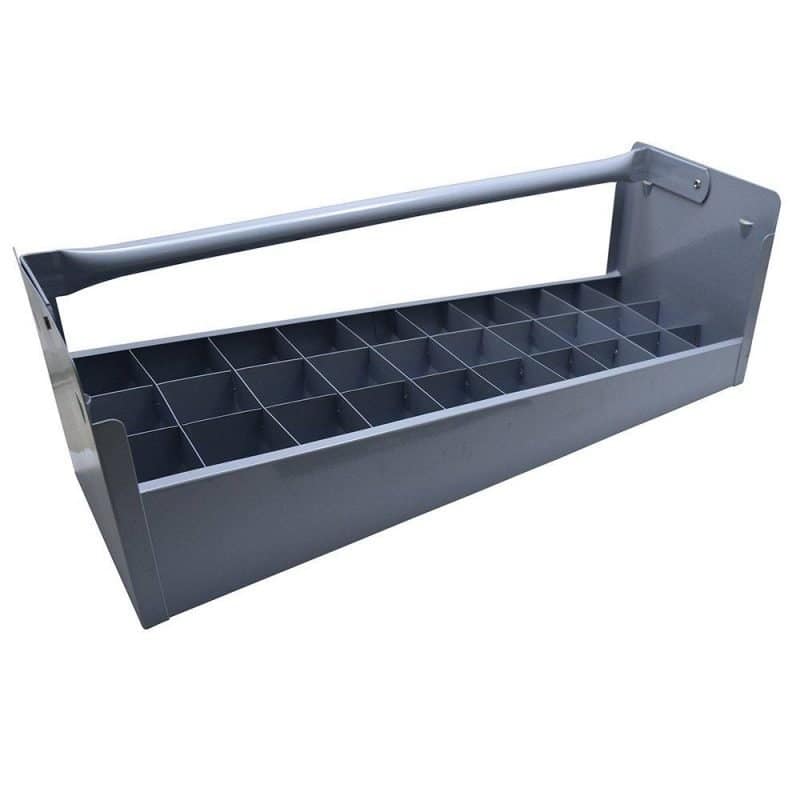 Steel Nipple Caddy Tray, 1-1/2" Size, 30 pc Capacity (19-1/2" x 6-1/2" x 6-1/2")