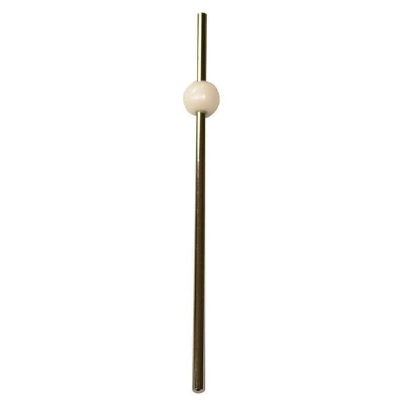 6-3/8" Chrome Plated Brass Ball Rod with Plastic Ball for Brass Pop-Up Assembly