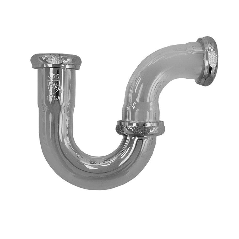 1-1/4" Chrome Plated Brass Repair Trap 20 Gauge