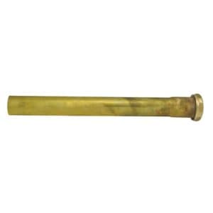 1-1/4" x 12" Rough Brass Slip Joint Extension Tube 17 Gauge
