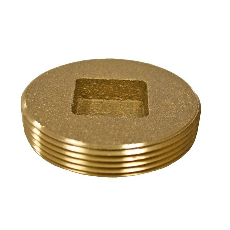 2-1/2" Countersunk Southern Code Brass Plug 2-7/8" OD