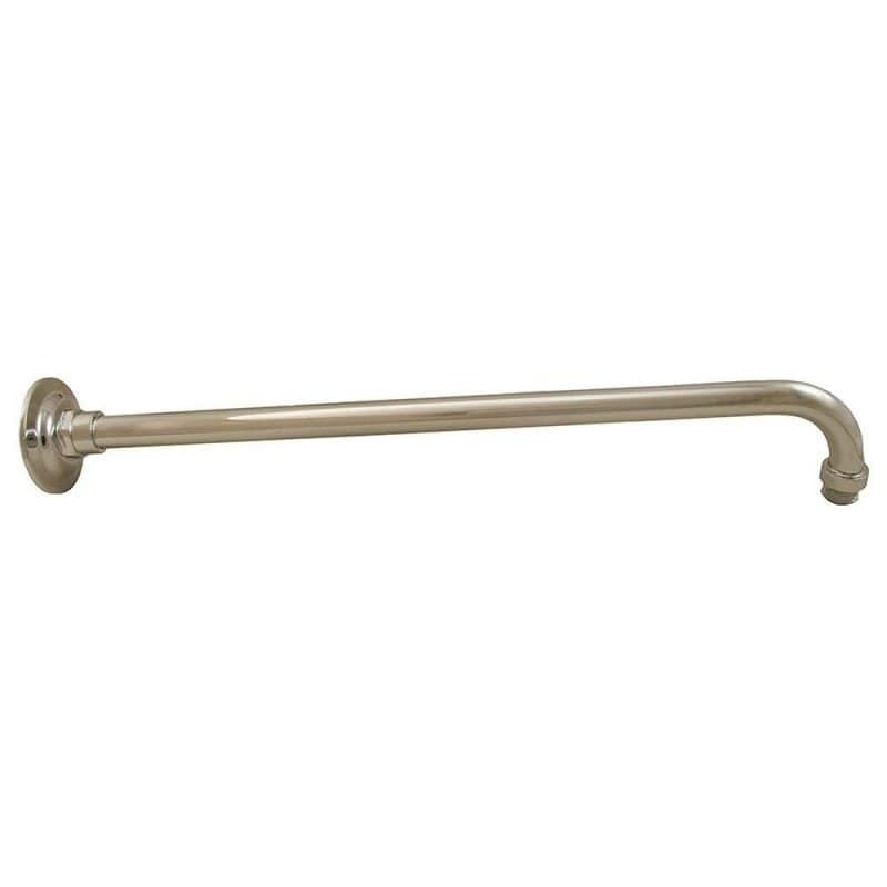 Chrome Plated 18" 90 Degree Shower Arm with Flange
