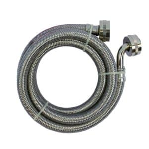 3/4" FHT x 60" Stainless Steel Washing Machine Connection with Long 90 End