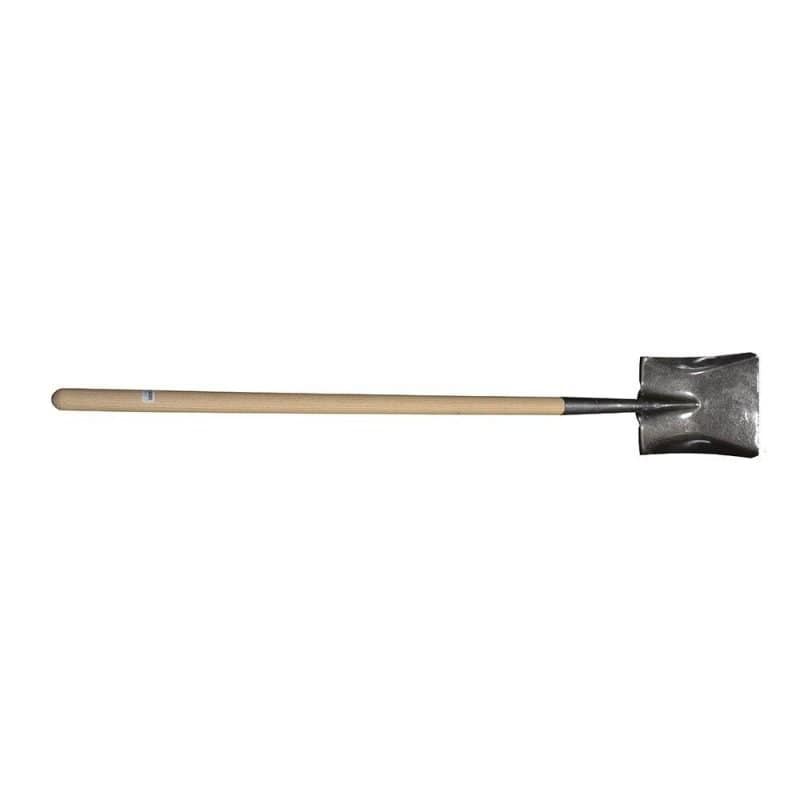Economy Wood Handle Shovel, Long Handle, Square Point, AMES #15-049