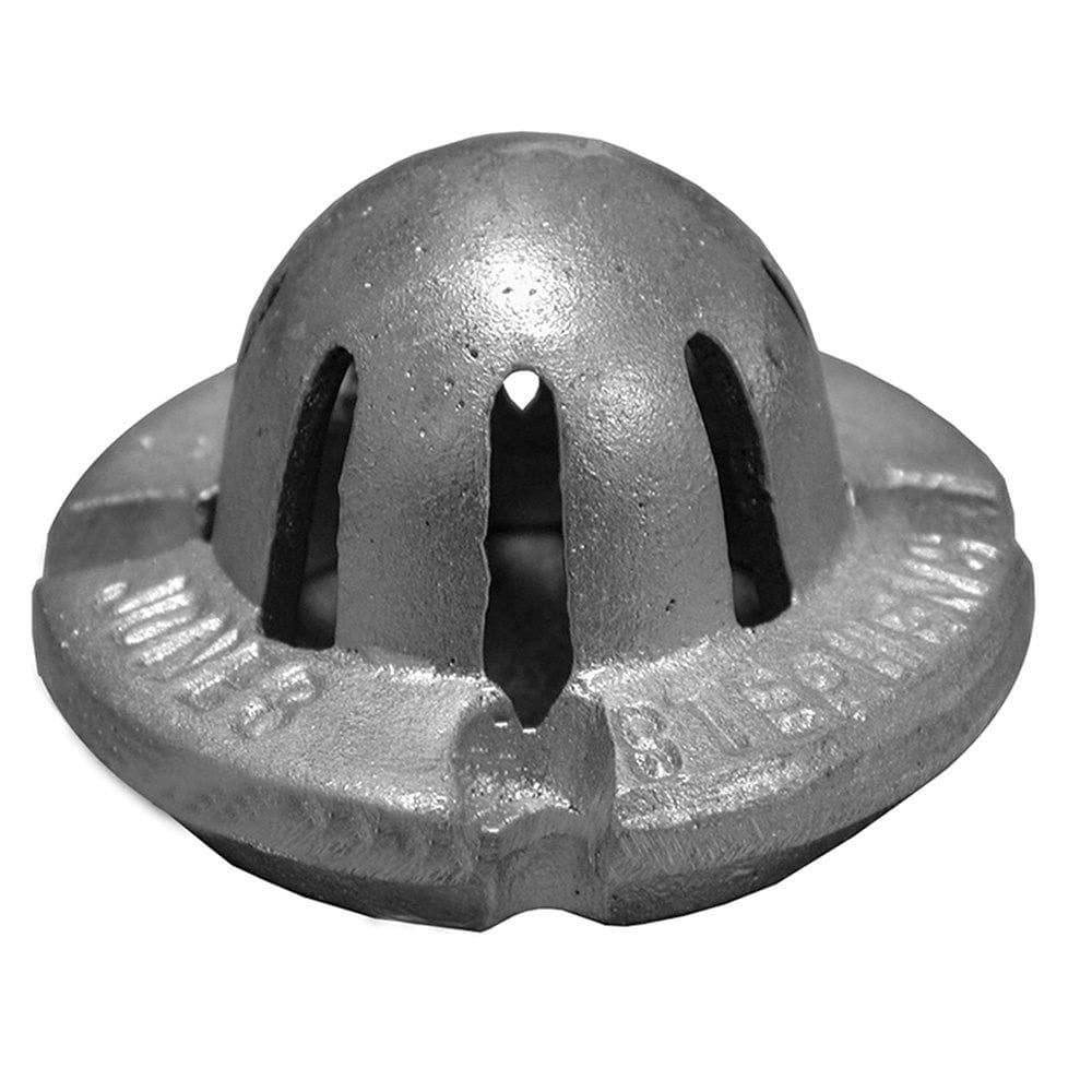 2" Aluminum Bottom Dome For Cast Iron Sinks