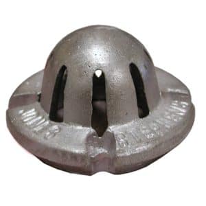4" Aluminum Bottom Dome For Cast Iron Sinks