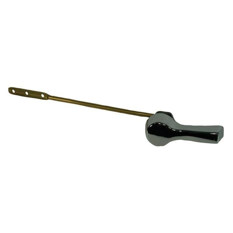 Chrome Plated Fit-All Heavy Duty Tank Trip Lever 8" Brass Arm with Metal Spud and Nut