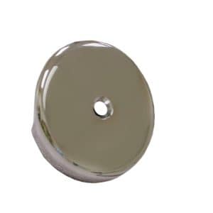 Chrome Plated 1-Hole Waste and Overflow Faceplate less Screw