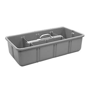 Tool Tote Tray, 12" x 24" x 6" with 4 Dividers