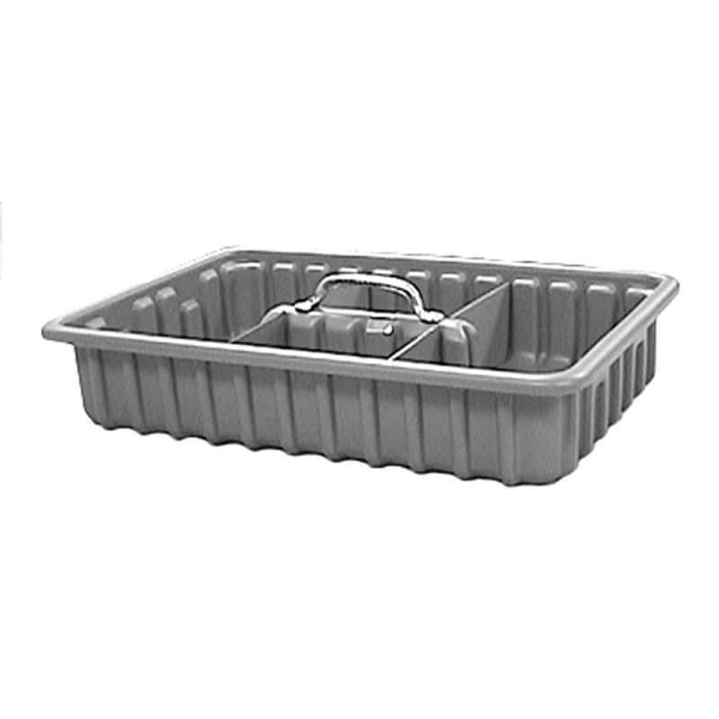 Tool Tote Tray, 9" x 15" x 3" with 4 Dividers