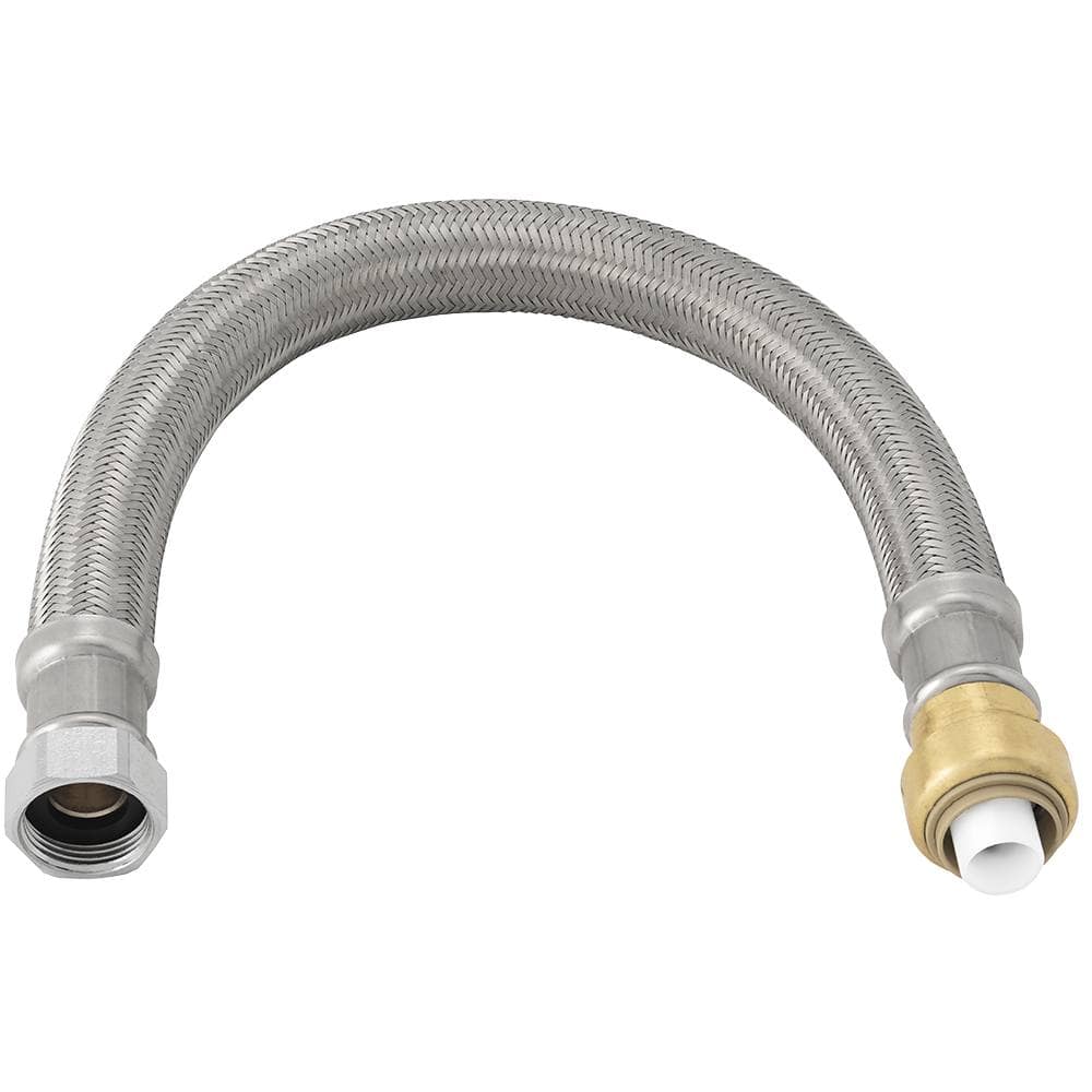 3/4" x 3/4" FIP x 24" (Bagged) PlumBite Push On Water Heater Connector