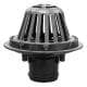 4" No-Hub Roof Drain with Cast Iron Dome