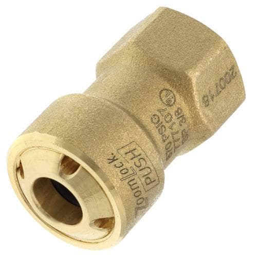 777107 3/8" ZoomLock PUSH R410A Optimized SAE Flare Adapter (PZKP-F6-HNBR)