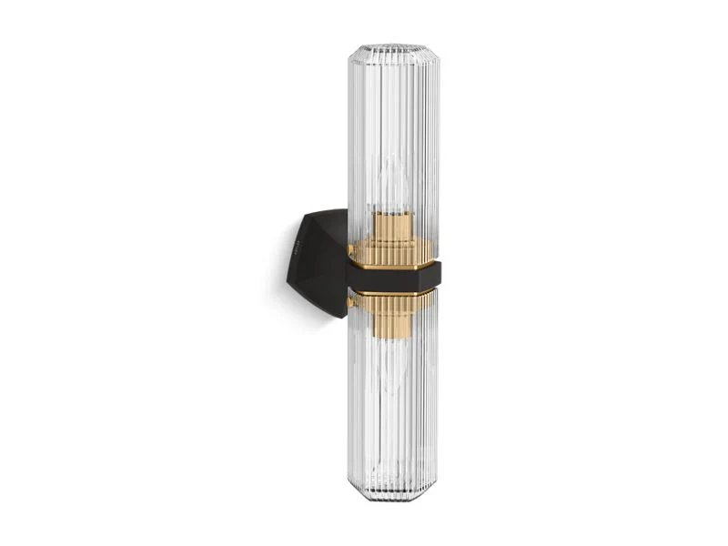 K31777-SC02-BML Kohler Sconce 2-light occasion Matte Black