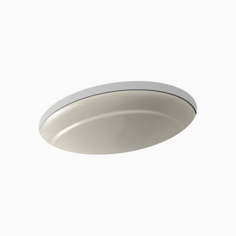 K2824-G9 Kohler Lav Sink 20-5/8" x 15-1/4" Exterior Undermount Cast Iron - Sandbar Color