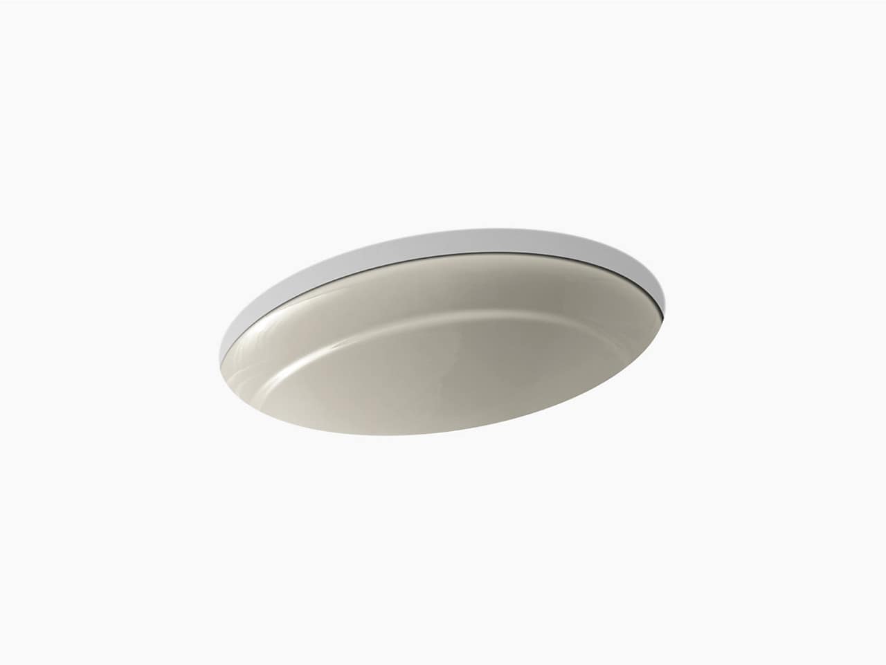 K2824-G9 Kohler Lav Sink 20-5/8" x 15-1/4" Exterior Undermount Cast Iron - Sandbar Color