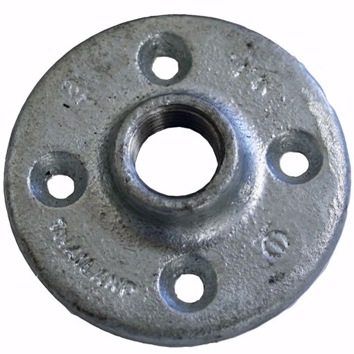 1-1/4" Galvanized Iron Floor Flange